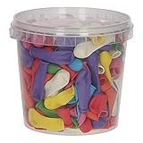 Karaloon D02099-250 Wasserbomben im Eimer 8 cm, Sortiert