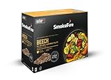 Weber Holzpellets - Buchenholz (8kg), perfekt zum Räuchern von Gemüse, 100% natürliche...