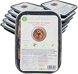Der Konjak Shop –Nudeln mit Schweinefilet & Steinpilzen 250g Glutenfreies Shirataki Kalorien- &...