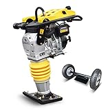 BAMATO Vibrationsstampfer V-90G | 1-Zylinder 4-Takt OHV Motor | 13,7 kN Verdichtungsdruck |...