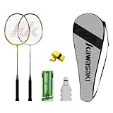 Kawasaki Badminton schläger Federball Set Badminton Racket badmintonschläger Profi mit 3 Badminton...