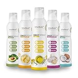 VitalBody+ DailySpray Probierpaket, 5er Pack, 2 kcal Spray zum Braten, Grillen & Verfeinern, 4000...