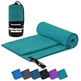 ZENACROSS Mikrofaser Handtuch - Schnelltrocknendes und vielseitiges Fitness Handtuch - Sporthandtuch...