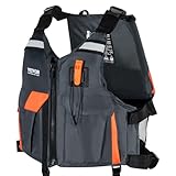 VEVOR PFD Schwimmweste für Wassersport, Schwimmweste, Auftrieb, 96N, Nylon, wasserdicht, Auftrieb...