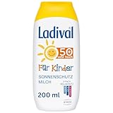 Ladival Kinder Sonnenmilch LSF 50+ – Parfümfreie Sonnenschutzlotion für Kinder – ohne Farb-...