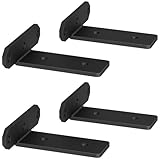 TESSTINA Regalhalterung Unsichtbar 80kg Schwerlastwinkel, Regalträger Wandhalterung Winkel Regal...