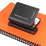 QWORK® 10-Löchern Bindemaschine für Planer, Geeignet für A4/B5/A5 Papier, inkl. 12 Mehrfarbige...