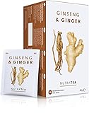 Nutra Tea Ginseng & Ginger - fördert Verdauung & Leistungsfähigkeit, Ingwertee trägt zur...