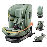 Jovikids 360° Drehbar Kindersitz mit ISOFIX und Ruheposition, i-Size(ECE R129) 40-150cm(0-36kg)...