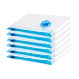 Vakuumbeutel für Kleidung,Vakuumbeutel Aufbewahrungsbeutel,6 Stück,Kleine 60x40cm,Wiederverwendbar...