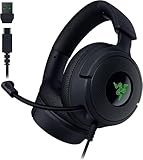 Razer Kraken V4 X - Kabelgebundenes PC-Gaming-Headset (Triforce 40-mm-Treiber, einziehbares...