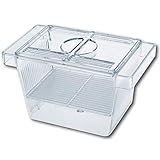 Wave Amtra Laichraum - 3 in 1 Aquarienfischzuchtbecken mit Deckel, schwimmend, transparent, 12 x 6 x...