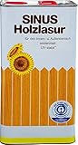 Burtex - Sinus Holzlasur 5l - Farbe: Kiefer - Holzlasur innen & außen - Seidenmatt - Holzlasur für...