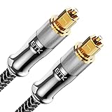 EMK Optisches Kabel Optisches Audiokabel Digital Toslink Kabel Spdif Kabel Kompatibel mit TV,...