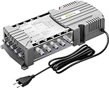 goobay 64874 - Sat Multischalter 5/8 / Multischalter 8 Teilnehmer ermöglicht individuelles...