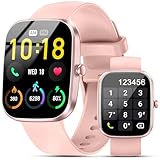 Smartwatch Damen Herren mit Telefonfunktion, 1.91' Fitnessuhr Damen, 100+Sportmodi IP68 Wasserdicht...