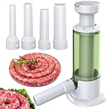 WurstfüLlwerkzeug, Eiflayn WurstfüLler Manuell, WurstfüLlmaschine Inkl. 4 FüLlrohre, Sausage...