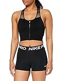 Nike Women's W Np 365 Short 3', Black/White, M