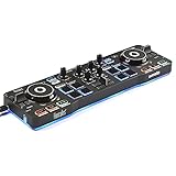 Hercules DJControl Starlight - Tragbarer 2-Deck DJ-USB-Controller mit 8 Pads, Serato DJ Lite...