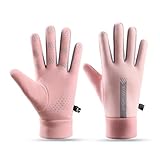 CPRNQY Fahrradhandschuhe Damen Winter, Fahrradhandschuhe Winter, Handschuhe Winter, Warme Thermo...