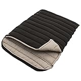 Outwell Erwachsene (Unisex) Constellation Lux Kunstfaserschlafsack Schwarz 230 x 160 cm - Double