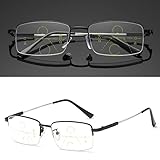 THIKK Progressive Multifokus Computerbrille, photochrome Anti Blaulicht Lesebrille, Anti-UV400...
