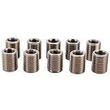 Reparaturwerkzeug für Gewindeeinsätze, 10 Stück Edelstahl-Gewindereduziermuttern,...