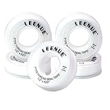 LEENUE Teflonband Gewindedichtband, PTFE Dichtband Wasserleitung 5er Pack, gut Dichtungsband...