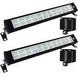 Indmird LED Strahler Außen 50W, 2 Stücke 50000LM LED Wallwasher Licht 3000K Warmweiß LED...