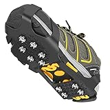 Grectek GT10 Steigeisen leichte EIS- und Schnee-Grip-Stollen über Schuh-/Stiefel-Traktionsstollen...