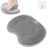 Fefod Fußwäscher Bath Massage Pad mit Rutschfesten Saugnäpfen, fußbürste wäscher, Fuss...