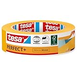 tesa Malerband Perfect+ - Malerkrepp aus dünnem Washi-Papier zum präzisen Abkleben bei...