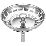 Abflussstopfen Edelstahl Waschbeckenstöpsel Waschbeckensieb, Universal Abflussstopfen, Waschbecken...