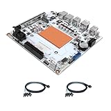 CWWK N7 NAS Motherboard 8 Bay mit 2 x 10GbE RJ45 LAN, Ryzen 7 8845HS CPU Mini ITX Weiß PC...