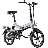 HITWAY E Bike 250W BK2 Elektrofahrrad - Faltbares 16' Pedelec, 25 km/h,7,8Ah Akku, 35-70km, Perfekt...
