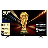 Hisense 50A6GG 126 cm (50 Zoll) Fernseher, 4K UHD, Smart-TV, HDR, Dolby Vision, Dreifachtuner...
