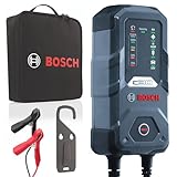 Bosch C30 Batterieladegerät, 3,8 Ampere, mit Erhaltungsladungs-Funktion - Autobatterie-Ladegerät...