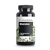 Bromelain - 400 mg (2000 F.I.P) - 90 magensaftresistente Kapseln - Natürlicher Ananas Extrakt -...