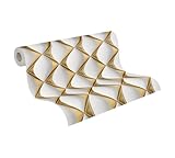 A.S. Création My Home My Spa 3D Tapete Gold Weiß Livingwalls 386911 Vliestapete Wohnzimmer...