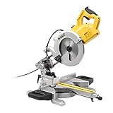 Dewalt 250 mm Paneelsäge DWS778 (1.850 Watt, Gehrungseinstellung 50° links u. rechts, 85 mm max....
