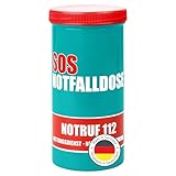 Kerpers® Notfalldose | MADE IN GERMANY | Notfallbox | SOS Patientendose mit Rettungsaufkleber und...