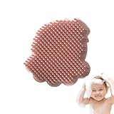 Babykopfreiniger, Baby-Badebürste | Kopfhautmassagegerät für Shampoo-Bürstenkopf |...