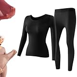 Nahtlose elastische Thermo-Innenbekleidung, ultradünne nahtlose Thermo-Unterwäsche, hochelastische...