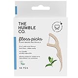 Humble Natural Dental Floss Picks - Flossers - Zahnseidensticks - 2 x 50er Pack