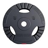 GORILLA SPORTS® Olympia Hantelscheiben - Einzeln/Set, 1,25kg, 2,5kg, 5kg, 10kg, 15kg, 30kg...