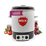 Weck Einkochautomat WAT15 Emaille mit Zeitschaltuhr & Präzisionsthermostat – 29L Einkochtopf,...