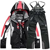 CYANX Herren Skibekleidung Anzug Warme Skibekleidung Jacke Und Hose Winddichte Wasserdichte Jacke...