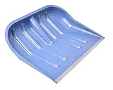 Aqbau® Schneeschaufel Schneeräumer Schneeschieber Schneeschippe 49 x 39 cm mit Metallbeschlag