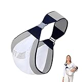 Babytrage Baumwollstoff, MUNTE Tragetuch Baby für Babys 0-36 Monate, Babytragetuch mit...