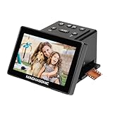 Magnasonic All-in-One 25MP-Filmscanner mit großem 5'-Display und HDMI, konvertiert...